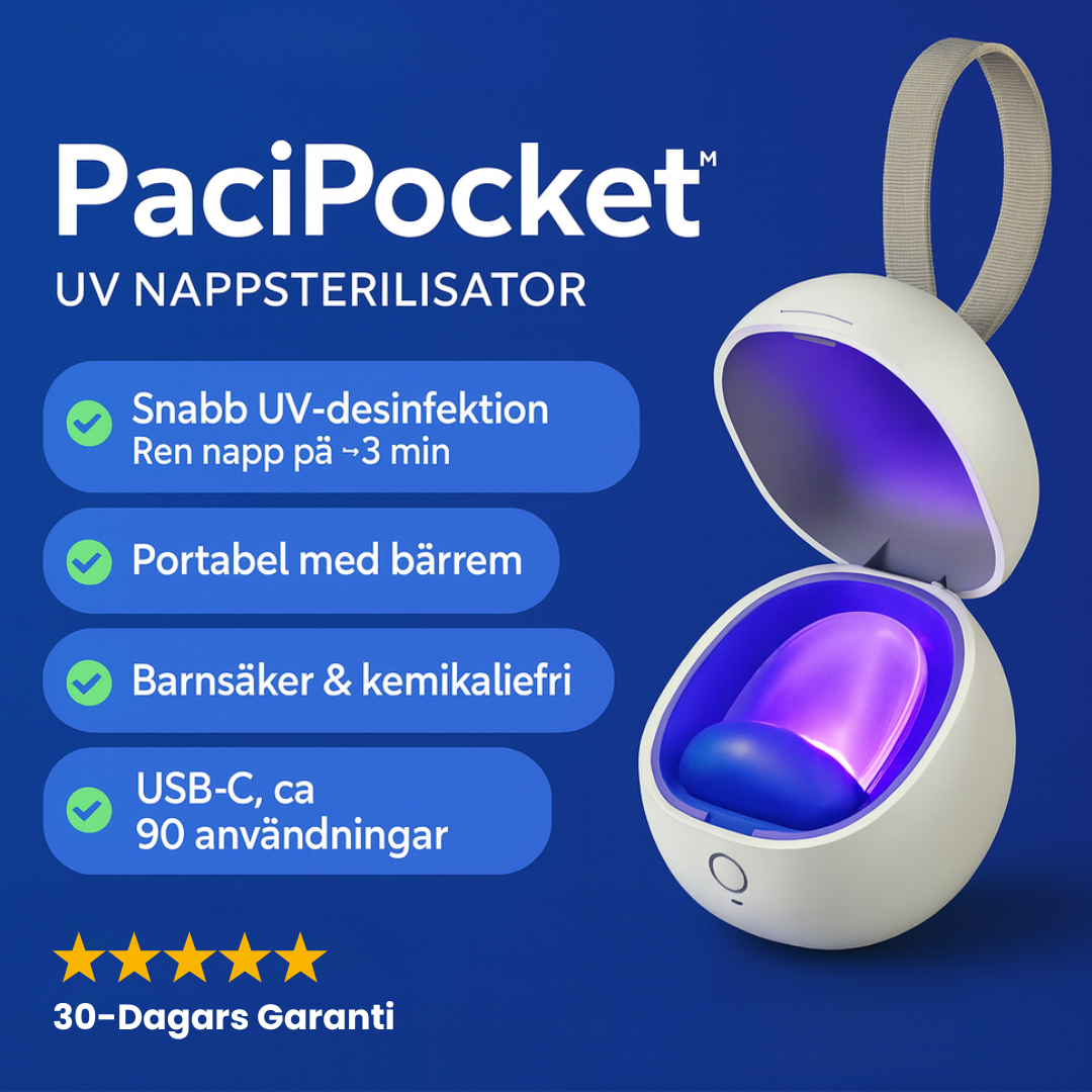 PaciPocket™ - Rena nappar på under 3 minuter